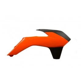 Ouïes de radiateur Acerbis Orange 16 / Noir KTM 400 / 450 EXC 2014-2016 Biztonságos fizetés