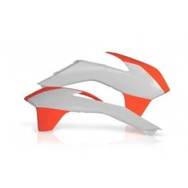 Ouïes de radiateur Acerbis Orange / Blanc KTM 450 SXF 2013-2015 Árcsökkenés