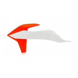 Ouïes de radiateur Acerbis Blanc / Orange KTM 450 SXF 2019 Outlet