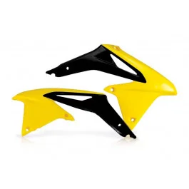 Ouïes de radiateur Acerbis Jaune / Noir Suzuki 450 RMZ 2008-2017 Biztonságos vásárlás