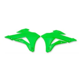 Olcsóbb Ouïes de radiateur UFO Vert Kawasaki 85 KX 2014-2018