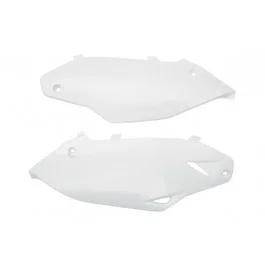 Plaques latérales arrière UFO Blanc Kawasaki 250 KXF 2013-2016 Expressz kézbesítés