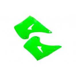 Újdonság Ouïes de radiateur Polisport Vert Kawasaki KX 125 M / KX 250 M ...