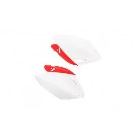 Plaques latérales arrière Polisport Rouge / Blanc Honda CRF 250 R 2004-2005 Csak ma