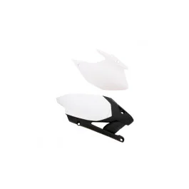 Utolsó esély Plaques latérales arrière Polisport Noir / Blanc Yamaha WR 450 F 2007-2011 / WR 250 F 2007-2014