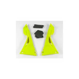 Cache de boite filtre à air UFO Jaune Fluo Honda CRF 450 R 2014-2018 Kiárusítás
