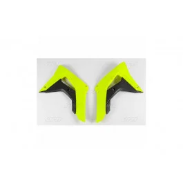 Ouïes de radiateur UFO Jaune Fluo Honda CRF 450 R 2017-2018 Legkelendőbb