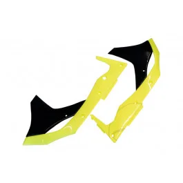 Kedvezményes ár Ouïes de radiateur Polisport Jaune Fluo Kawasaki KX 250 F 4T 2017-2019