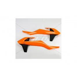 Ouïes de radiateur UFO Orange / Noir KTM 125 SX 2016-2017 Akciós ár