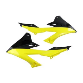 Rendeld meg most Ouïes de radiateur UFO Jaune / Noir Suzuki 450 RMZ 2018