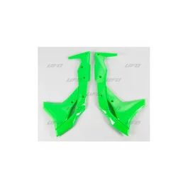 Ouïes de radiateur UFO Vert Fluo Kawasaki 250 KXF 2017-2018 Olcsóbb