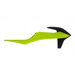 Újdonság Ouïes de radiateur Polisport Noir / Jaune Fluo KTM SX-F 450 i.e. / SX-F 250 i.e.4T ...