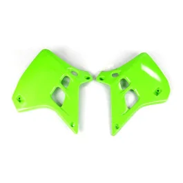 Ouïes de radiateur UFO Vert Kawasaki 125 KX 1990-1991 Csak ma