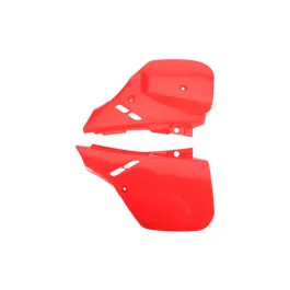 Plaques latérales arrière UFO Rouge Honda CR 500 R 1989-1990 Gyors kiszállítás