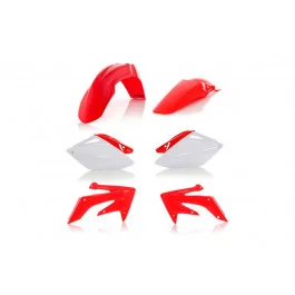 Csak ma Kit plastiques complet Acerbis Rouge / Blanc Honda CRF 250 R 2006-2009