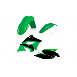 Kit plastiques complet Acerbis Vert / Blanc / Noir Réplica 10 Kawasaki 250 KFX 2009-2012 Legkelendőbb