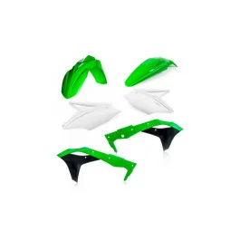 Exkluzív ajánlat Kit plastiques complet Acerbis Vert / Blanc / Noir Kawasaki 250 KFX 2018