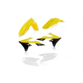Csak ma Kit plastiques complet Acerbis (4 pièces) Jaune / Noir / Blanc Suzuki 450 RMZ 2018