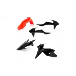Korlátozott ajánlat Kit plastiques complet Acerbis (4 pièces) Noir / Orange KTM 125 SX 2016-2018