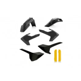 Kiárusítás Kit plastiques complet Acerbis Noir / Jaune Husqvarna 250 FE 2017-2018