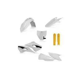 Kiárusítás Kit plastiques complet Acerbis Blanc / Jaune Husqvarna 250 FC 2014