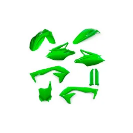Kit plastiques complet Acerbis (6 pièces) Vert Kawasaki 450 KXF 2016-2017 Azonnal elérhető