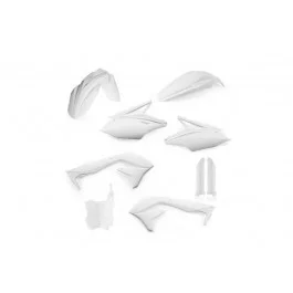 Outlet Kit plastiques complet Acerbis (9 pièces) Blanc Kawasaki 450 KXF 2018