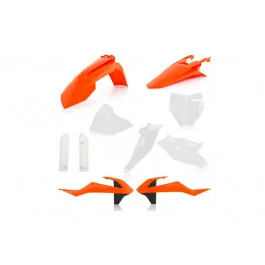 Kit plastiques complet Acerbis (6 pièces) Orange / Blanc / Noir KTM 85 SX 2018 Kiárusítás