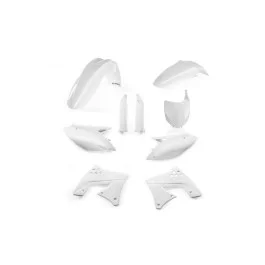 Kit plastiques complet Acerbis (9 pièces) Blanc Kawasaki 250 KXF 2009-2012 Gyors szállítás