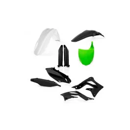 Kit plastiques complet Acerbis Vert / Noir Kawasaki 450 KXF 2012 Legkelendőbb