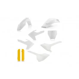 Expressz szállítás Kit plastiques complet Acerbis Blanc / Jaune Husqvarna 250 FC 2016-2018