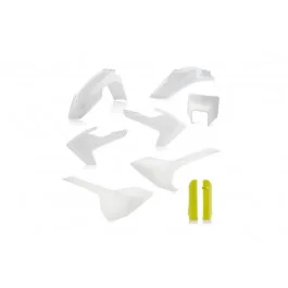 Kit plastiques complet Acerbis Blanc / Jaune Husqvarna 250 FE 2019 Akció