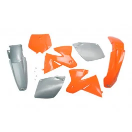 Kit plastiques complet UFO Orange / Gris KTM 250 SX 2000 Ne maradj le