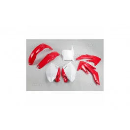 Kit plastiques complet UFO Rouge / Blanc Honda CRF 250 R 2006-2007 Népszerű