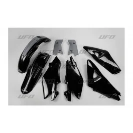 Kit plastiques complet UFO Noir Husqvarna 250 CR 2005 Gyors szállítás