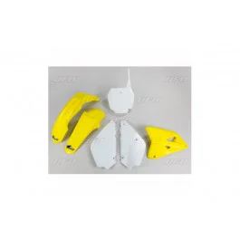Újdonság Kit plastiques complet UFO Jaune / Noir Suzuki 85 RM 2002-2017