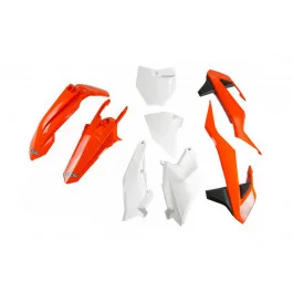 Kedvezmény Kit plastiques complet UFO Orange / Blanc KTM 85 SX 2018
