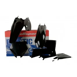 Kedvezmény Kit plastiques complet Polisport Noir KTM EXC 125 2T / EXC 250 4T ...