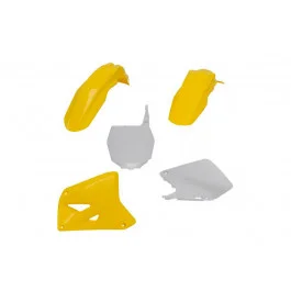 Kit plastiques complet Polisport Type 2 Jaune Suzuki RM 125 2001-2012 / RM 250 2001-2012 Vedd meg online
