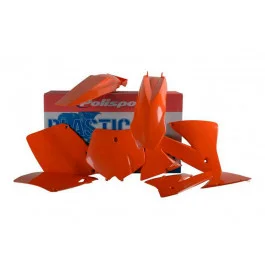 Kit plastiques complet Polisport Orange / Noir KTM EXC 520 / EXC 125 2T ... Kihagyhatatlan ajánlat