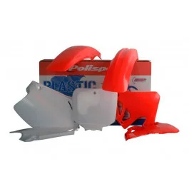 Expressz kézbesítés Kit plastiques complet Polisport Rouge / Noir / Blanc Honda CR 125 R 1995-1997 / CR 250 R 1995-1996