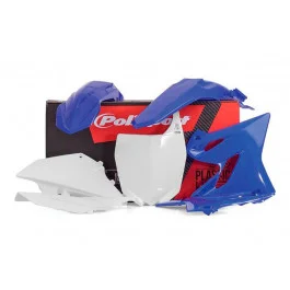 Kiárusítás Kit plastiques complet Polisport Bleu / Blanc Yamaha YZ 250 2T 2015-2019 / YZ 125 2015-2019