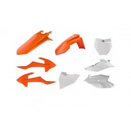 Olcsó Kit plastiques complet Polisport Orange / Noir / Blanc KTM SX 85 2018-2019