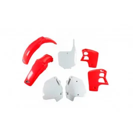 Kit plastiques complet UFO Rouge / Blanc Honda CR 500 R 1995-2000 Gyors szállítás