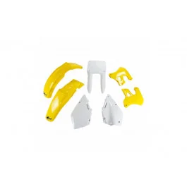 Akciós ár Kit plastiques complet UFO Jaune / Blanc Suzuki 125 / 250 RM 1996 / 1998