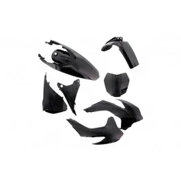 Outlet Kit plastiques complet Polisport Noir KTM EXC 125 2T 2014-2015