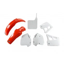 Kit plastiques complet UFO Type 2 Rouge / Blanc Honda CR 125 R 1991-1992 Árcsökkenés