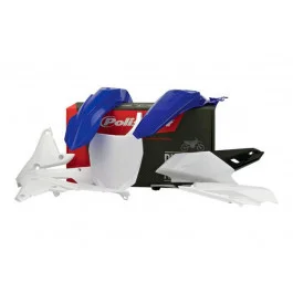 Akciós ár Kit plastiques complet Polisport Type 2 Bleu / Blanc / Noir Yamaha YZ 250 F 4T 2014-2017 / YZ 450 F 2014-2017