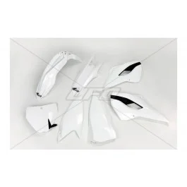 Kit plastiques complet UFO Blanc / Noir Husqvarna 125 TC 2014 Árcsökkenés