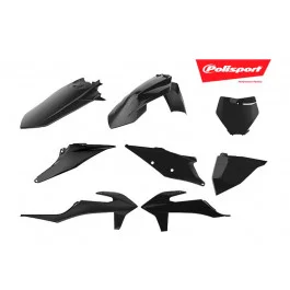 Gyors szállítás Kit plastiques complet Polisport Noir KTM SX-F 450 i.e. 2019-2020 / SX-F 350 i.e 4T 2019-2020 ...